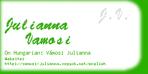 julianna vamosi business card